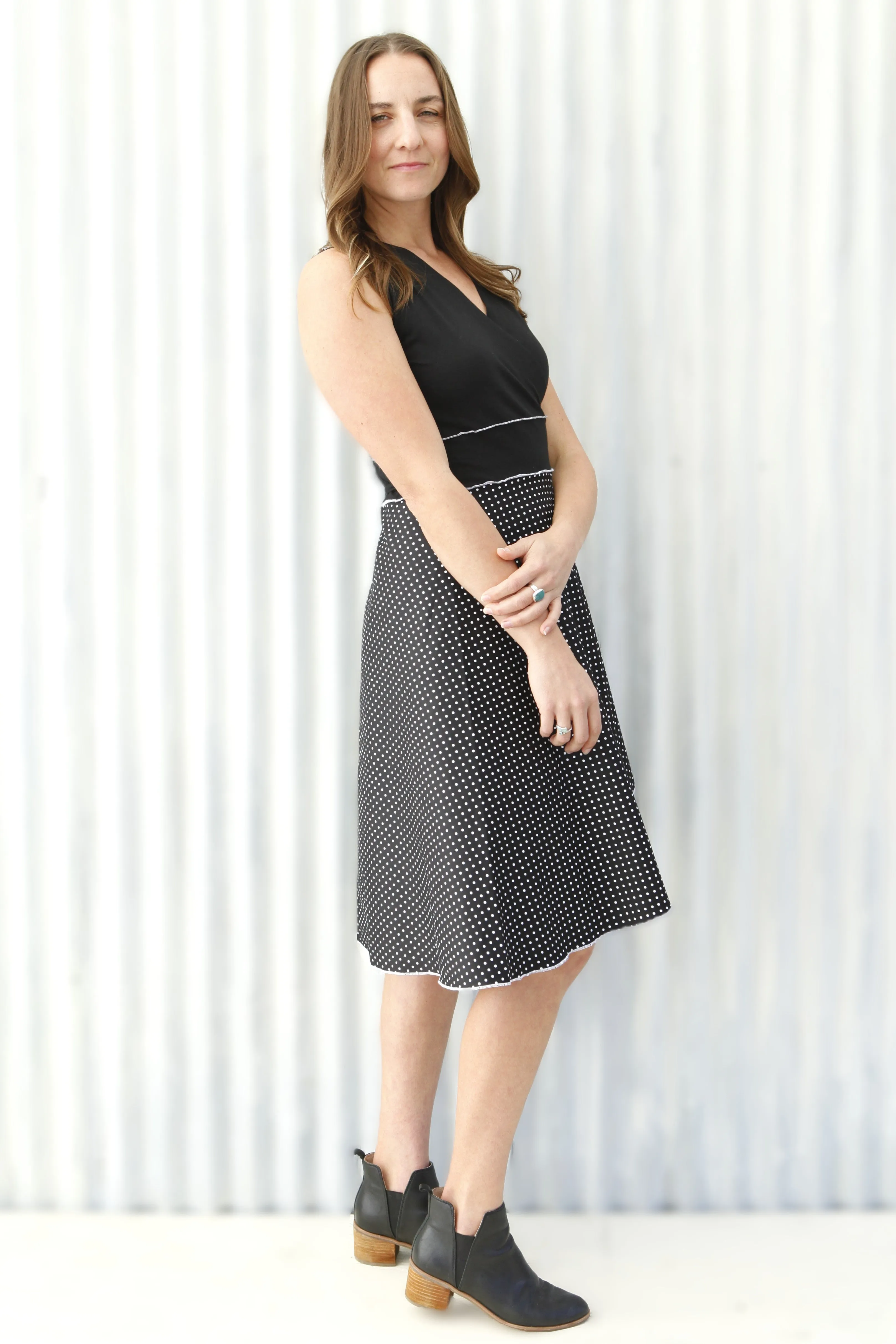 Polka Dot Wrap Dress