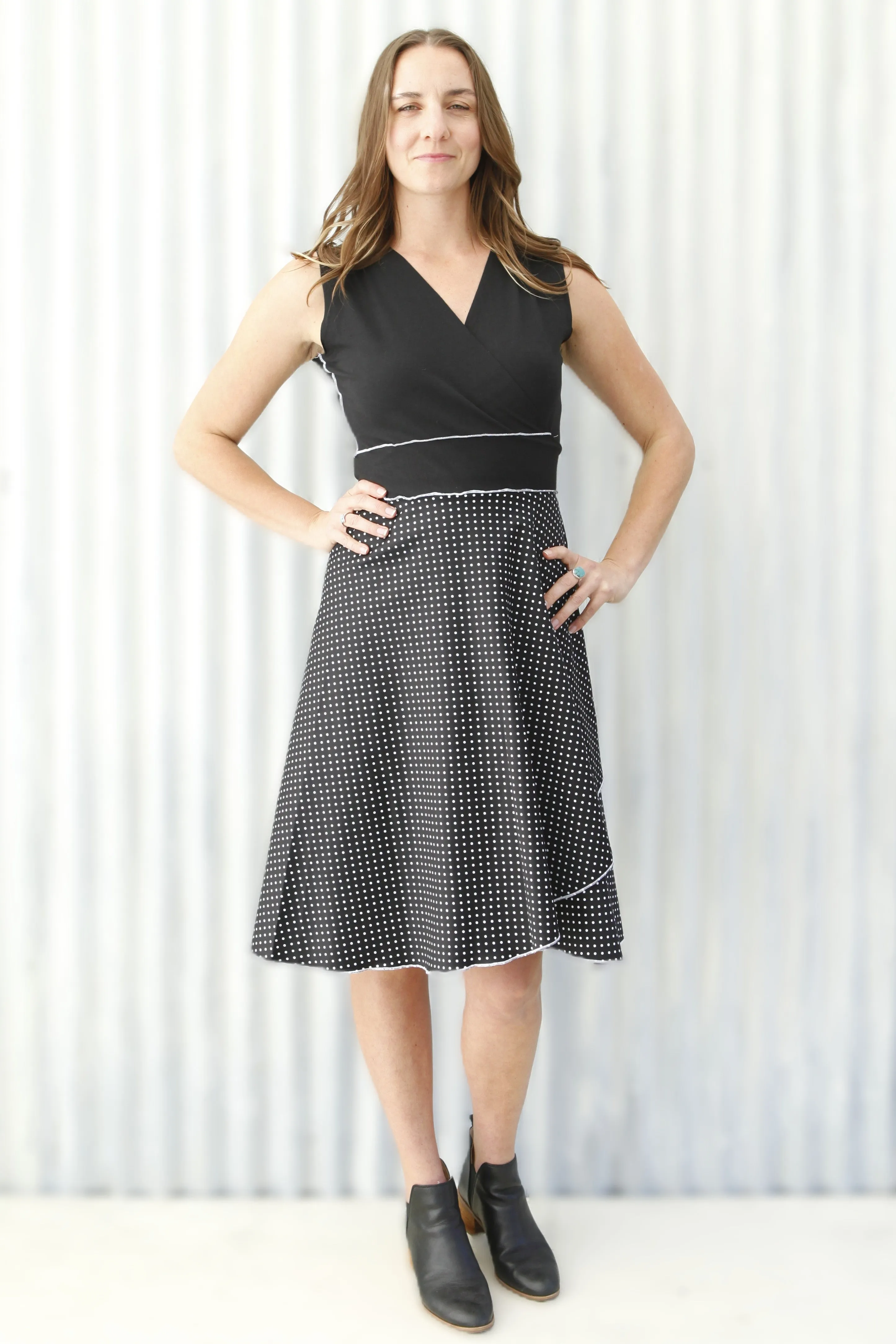 Polka Dot Wrap Dress