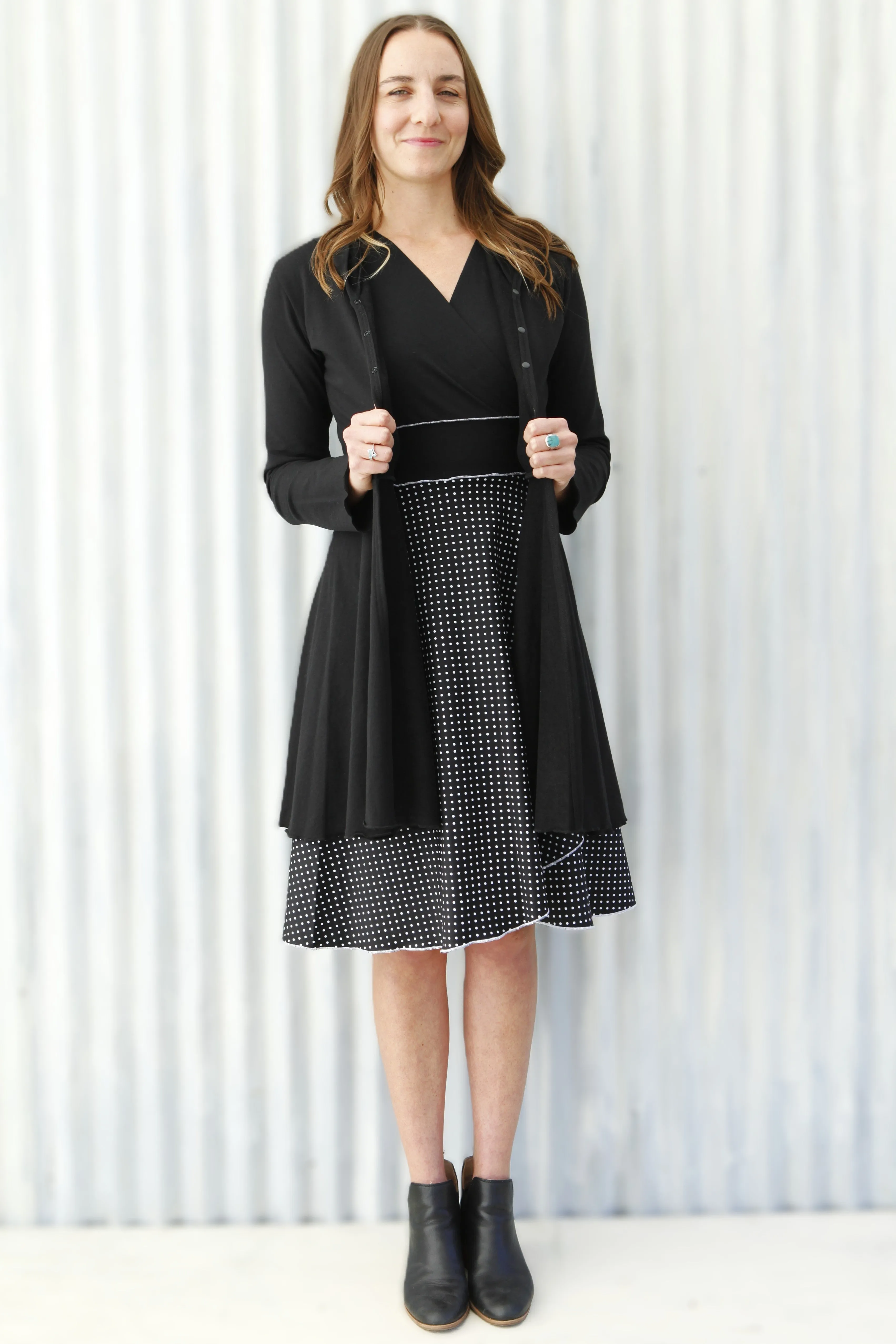 Polka Dot Wrap Dress