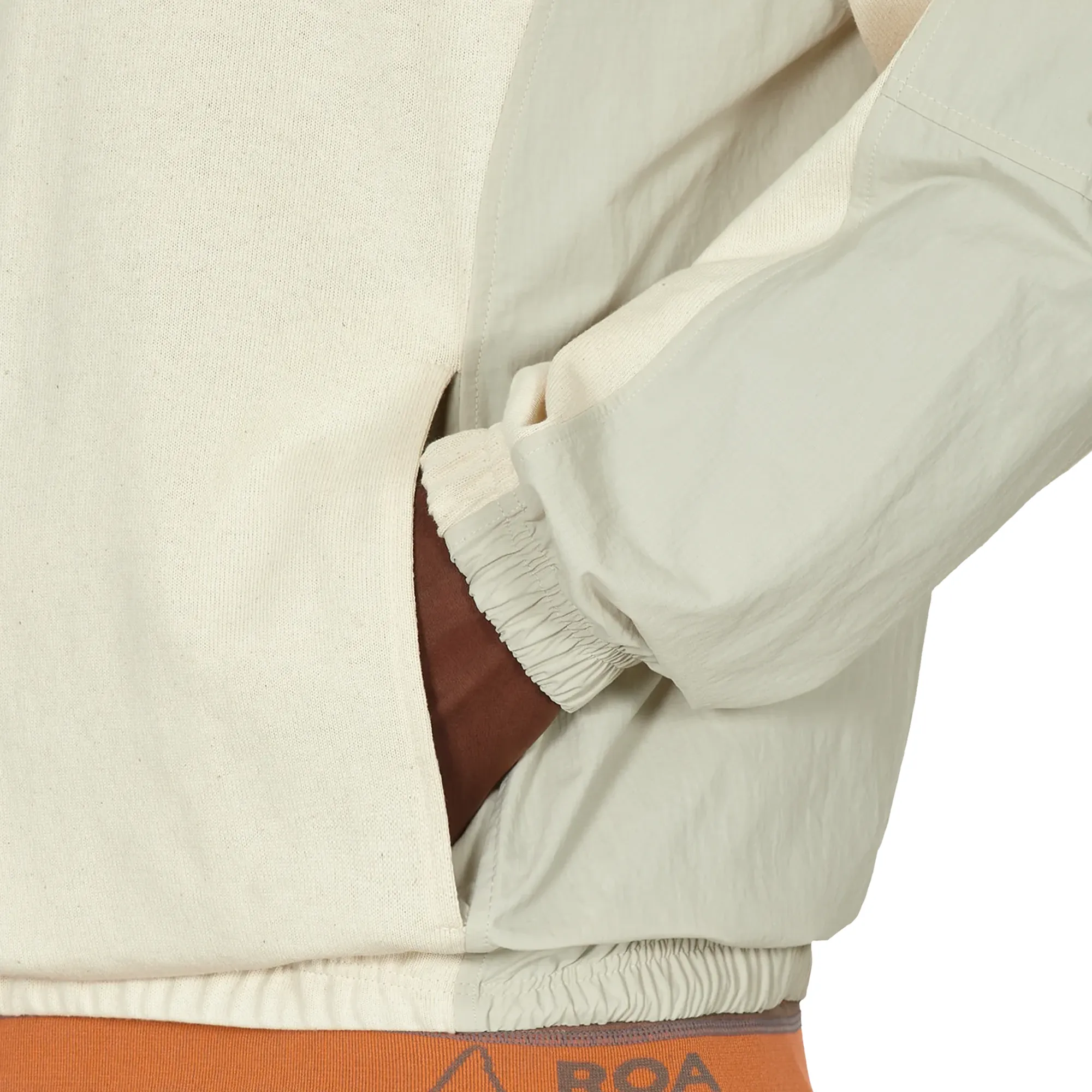 ROA Paneled Hoodie Ecru
