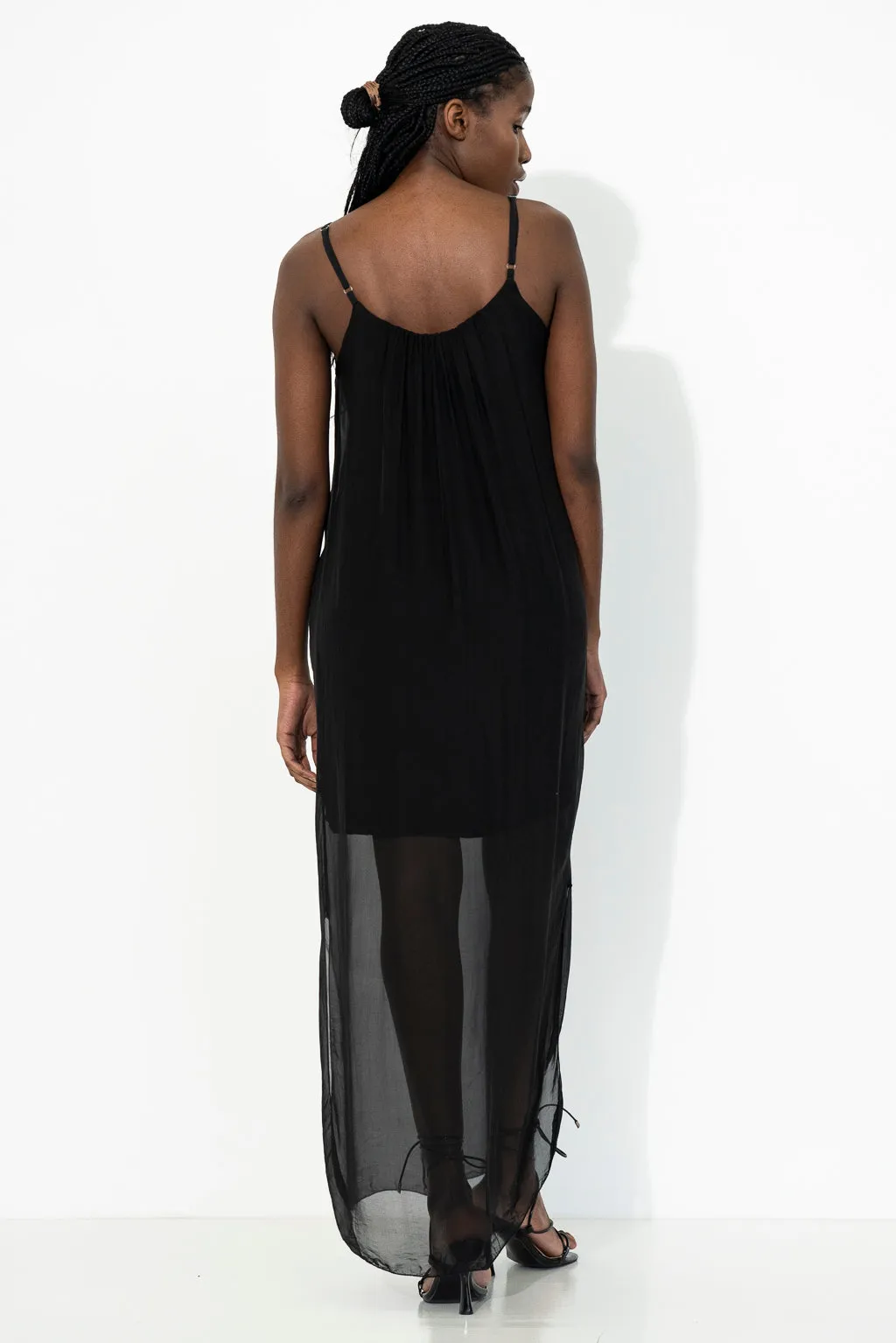 Silk Strap Dress