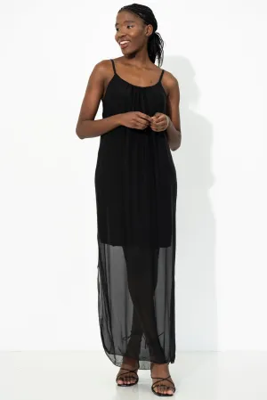 Silk Strap Dress