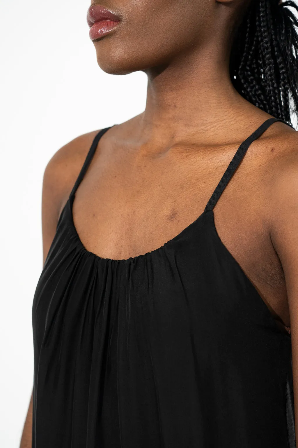 Silk Strap Dress