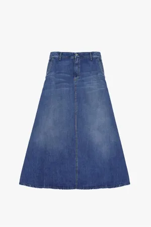 Skirt A-shape Oslo denim