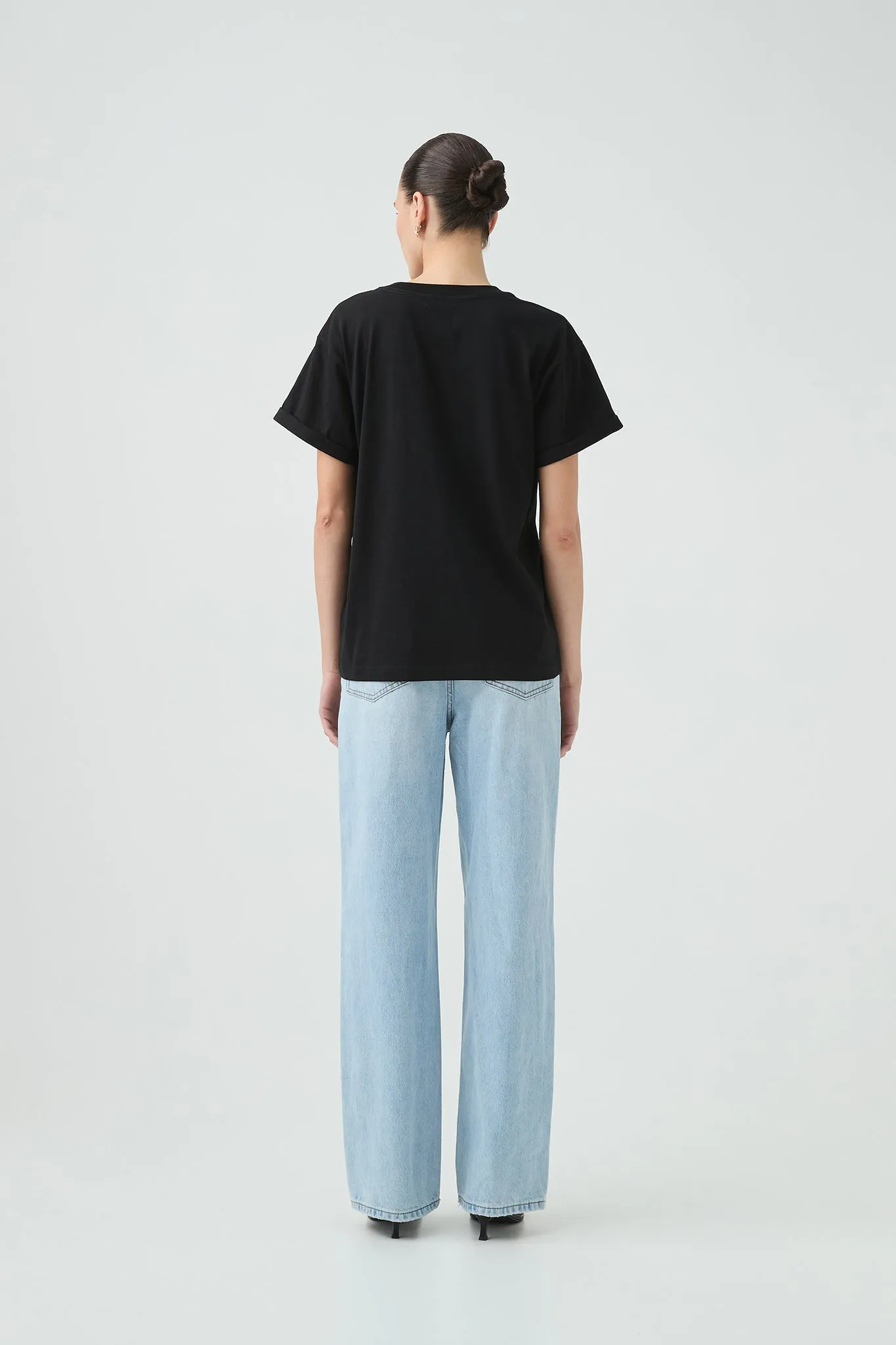 Song Embroidered Logo Tee