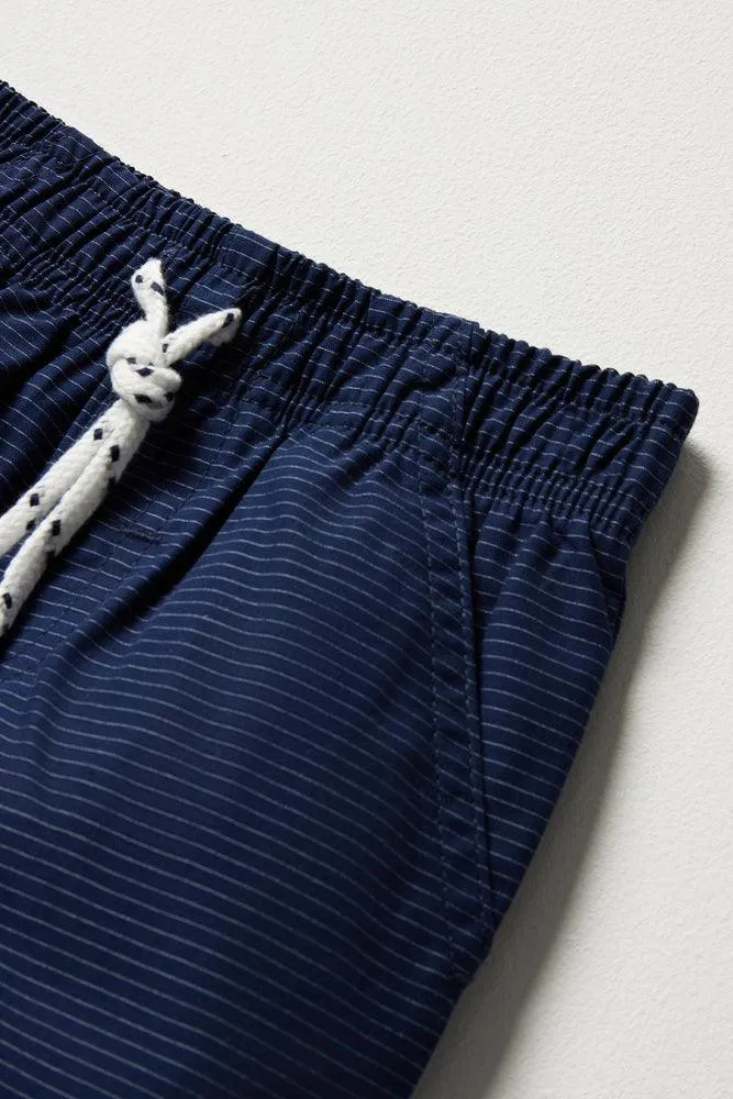 Stripe Shorts Navy