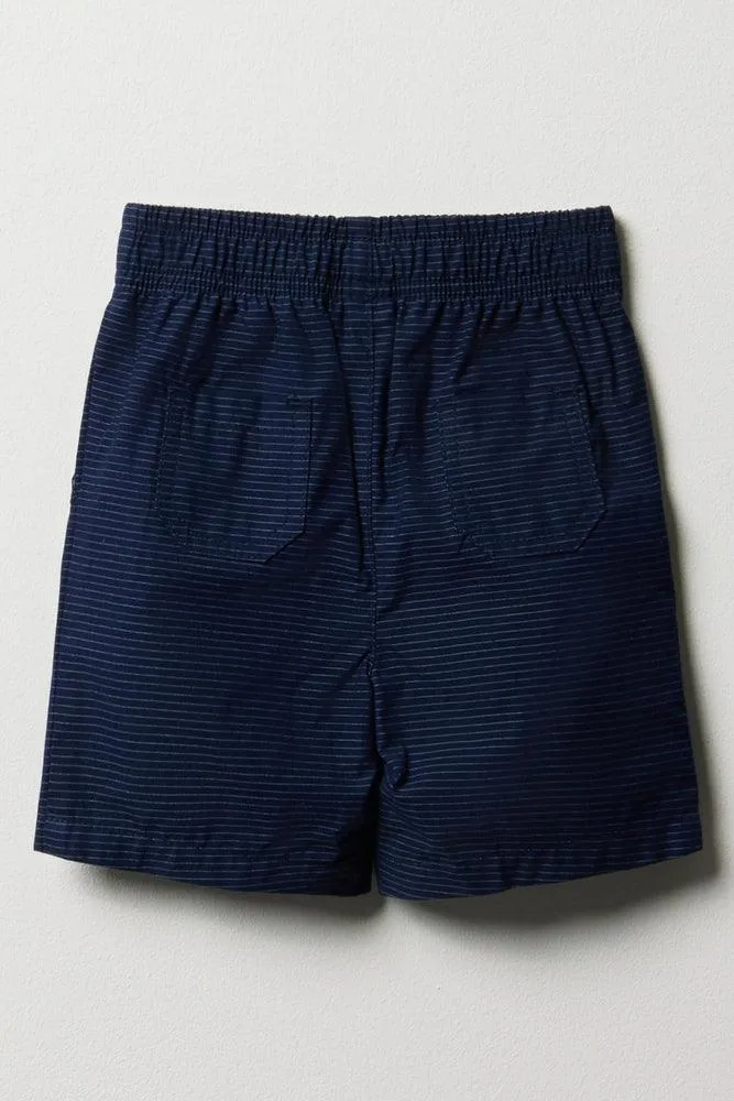 Stripe Shorts Navy