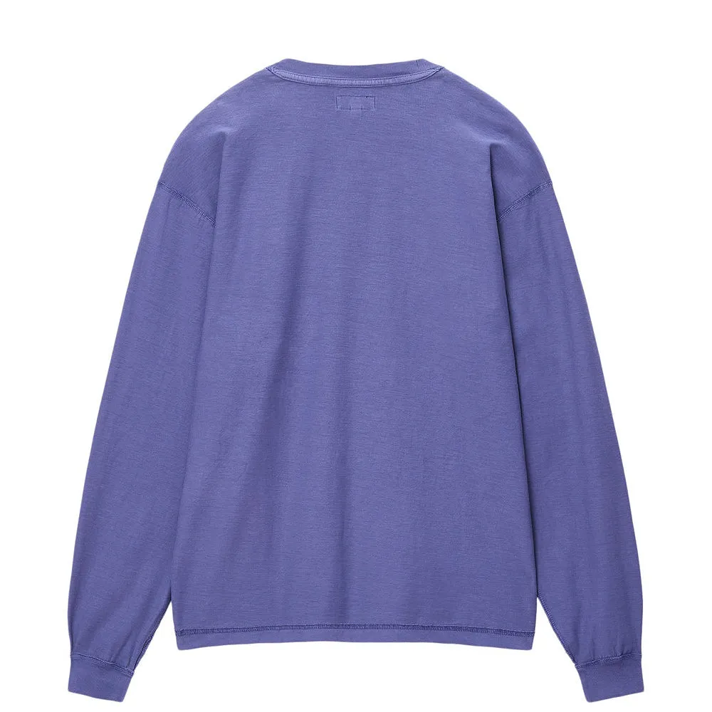 STÜSSY LAZY  LS TEE // DEEP COBALT