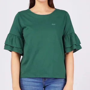 Stylistic Mr. Lee Ladies Basic Tees Relaxed Fit 144029-U (Green)