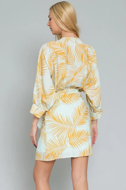 Tahitian Mini Wrap Dress