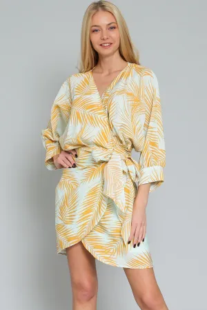 Tahitian Mini Wrap Dress