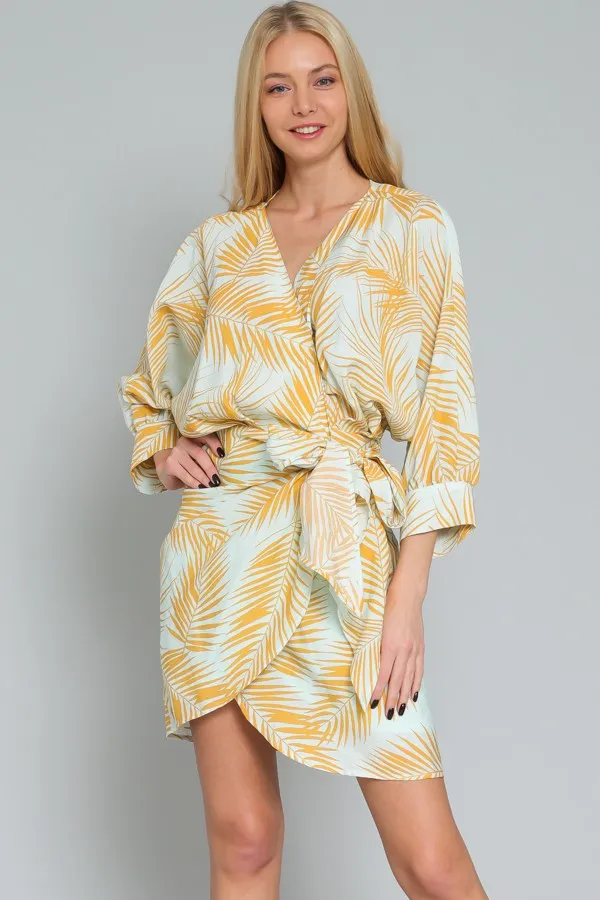 Tahitian Mini Wrap Dress