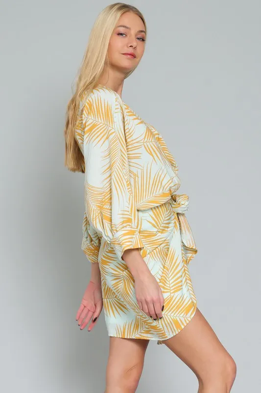 Tahitian Mini Wrap Dress