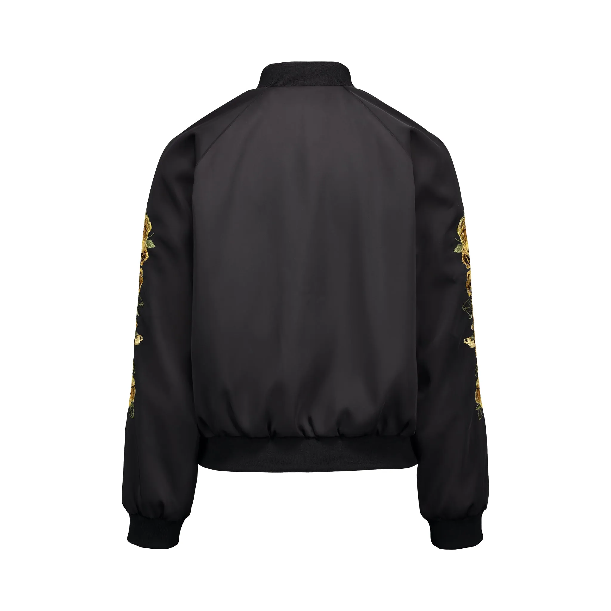 Yellow Pansy Bomber Jacket
